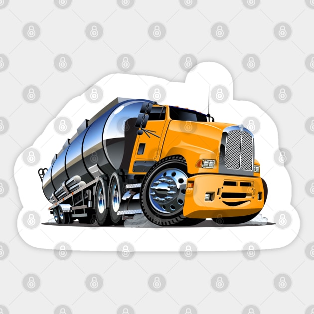 Cartoon truck Sticker by Mechanik